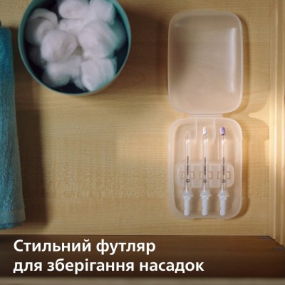 Іригатор Philips стаціонарний Sonicare Philips Sonicare Power Flosser 7000, чаша 600 мл, від мережі , чохол, 4 насадки , білий Іригатор Philips стаціонарний Sonicare Philips Sonicare Power Flosser 7000, чаша 600 мл, від мережі , чохол, 4 насадки , білий