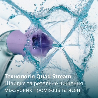 Іригатор Philips стаціонарний Sonicare Philips Sonicare Power Flosser 7000, чаша 600 мл, від мережі , чохол, 4 насадки , білий Іригатор Philips стаціонарний Sonicare Philips Sonicare Power Flosser 7000, чаша 600 мл, від мережі , чохол, 4 насадки , білий