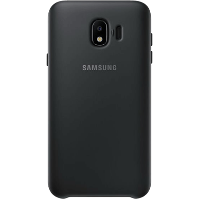 Чехол-накладка Samsung J4 2018 Dual Layer Cover Black (EF-PJ400CBEGRU)