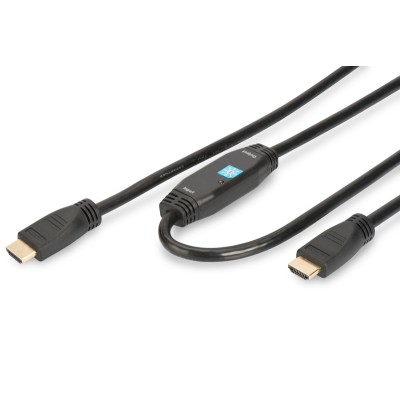 Кабель DIGITUS HDMI (M/M), High speed, активний, 30м, чорний (AK-330105-300-S) Кабель DIGITUS HDMI (M/M), High speed, активний, 30м, чорний (AK-330105-300-S)