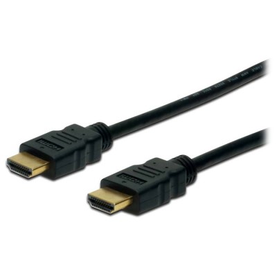 Кабель DIGITUS HDMI (M/M), High speed/Ethernet, 2м, чорний (AK-330114-020-S) Кабель DIGITUS HDMI (M/M), High speed/Ethernet, 2м, чорний (AK-330114-020-S)
