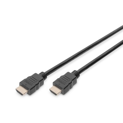 Кабель DIGITUS HDMI (M/M), High speed/Ethernet, 5м, чорний (AK-330107-050-S) Кабель DIGITUS HDMI (M/M), High speed/Ethernet, 5м, чорний (AK-330107-050-S)