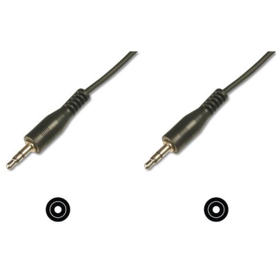 Кабель DIGITUS jack 3.5 > jack 3.5 (M/M), 1.5м, чорний (AK-510100-015-S) Кабель DIGITUS jack 3.5 > jack 3.5 (M/M), 1.5м, чорний (AK-510100-015-S)