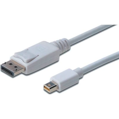 Кабель DIGITUS miniDisplayPort > DisplayPort (M/M), 2м, білий (AK-340102-020-W) Кабель DIGITUS miniDisplayPort > DisplayPort (M/M), 2м, білий (AK-340102-020-W)