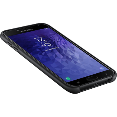 Чехол-накладка Samsung J4 2018 Dual Layer Cover Black (EF-PJ400CBEGRU)