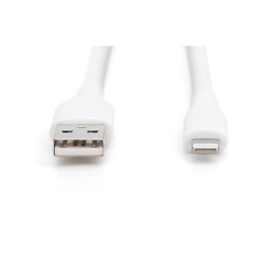 Кабель DIGITUS USB-A > Lightning заряджання/синхронізації, USB 2.0, 12W, силіконовий, 2м, білий (AK-600108-020-W) Кабель DIGITUS USB-A > Lightning заряджання/синхронізації, USB 2.0, 12W, силіконовий, 2м, білий (AK-600108-020-W)