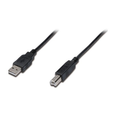 Кабель DIGITUS USB-A > USB-B синхронізації, 3м, чорний (AK-300102-030-S)