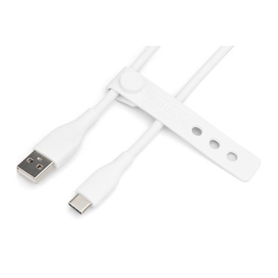 Кабель DIGITUS USB-A > USB-C заряджання/синхронізації, USB 2.0, 60W, силіконовий, 1м, білий (AK-300340-010-W) Кабель DIGITUS USB-A > USB-C заряджання/синхронізації, USB 2.0, 60W, силіконовий, 1м, білий (AK-300340-010-W)