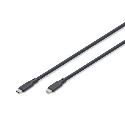 Кабель DIGITUS USB-C заряджання/синхронізації, USB 3.2 Gen 1, 5G, 100W, 4K, силіконовий, 2м, чорний (AK-300342-020-S) Кабель DIGITUS USB-C заряджання/синхронізації, USB 3.2 Gen 1, 5G, 100W, 4K, силіконовий, 2м, чорний (AK-300342-020-S)