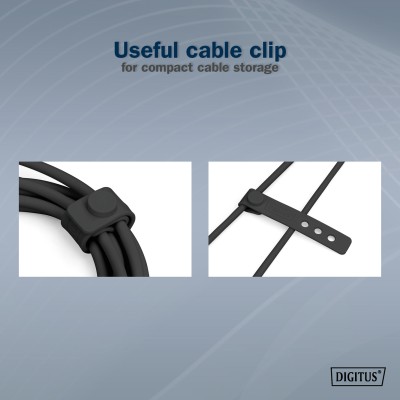 Кабель DIGITUS USB-C заряджання/синхронізації, USB 3.2 Gen 1, 5G, 100W, 4K, силіконовий, 2м, чорний (AK-300342-020-S) Кабель DIGITUS USB-C заряджання/синхронізації, USB 3.2 Gen 1, 5G, 100W, 4K, силіконовий, 2м, чорний (AK-300342-020-S)
