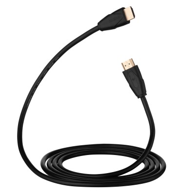 Кабель HDMI (M/M) 2Е 2м, 2.0, Slim High Speed Aluminum, чорний (2EW-1082-2M) Кабель HDMI (M/M) 2Е 2м, 2.0, Slim High Speed Aluminum, чорний (2EW-1082-2M)