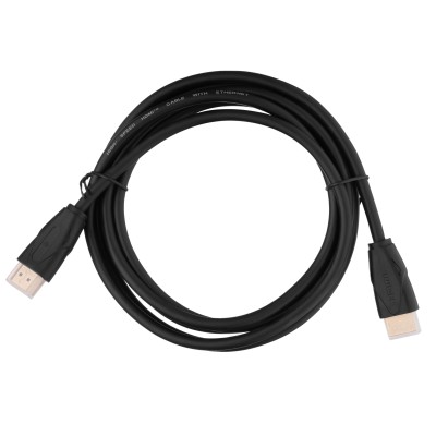 Кабель HDMI (M/M) 2Е 2м, 2.0, Slim High Speed Aluminum, чорний (2EW-1082-2M) Кабель HDMI (M/M) 2Е 2м, 2.0, Slim High Speed Aluminum, чорний (2EW-1082-2M)