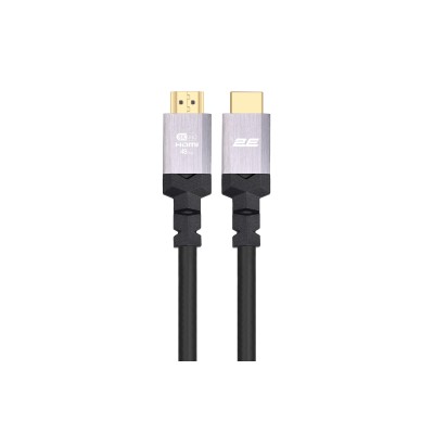 Кабель HDMI (M/M) 2Е 3м, 2.1, 4K/120Hz, 8K/60Hz 48Gbps, Ultra High Speed, чорний (2EW-1143-3M) Кабель HDMI (M/M) 2Е 3м, 2.1, 4K/120Hz, 8K/60Hz 48Gbps, Ultra High Speed, чорний (2EW-1143-3M)