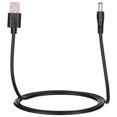 Кабель USB-A > DC 5.5х2.5мм живлення 2Е 1м, 5В/1.5A, чорний (1283126552823) Кабель USB-A > DC 5.5х2.5мм живлення 2Е 1м, 5В/1.5A, чорний (1283126552823)
