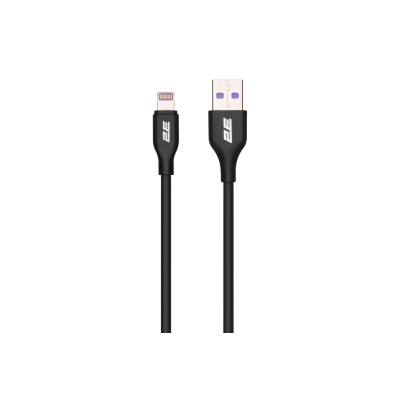 Кабель USB-A > Lightning заряджання/синхронізації 2E 1м, Glow, чорний (2E-CCAL-BL) Кабель USB-A > Lightning заряджання/синхронізації 2E 1м, Glow, чорний (2E-CCAL-BL)
