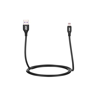 Кабель USB-A > Lightning заряджання/синхронізації 2E 1м, Glow, чорний (2E-CCAL-BL) Кабель USB-A > Lightning заряджання/синхронізації 2E 1м, Glow, чорний (2E-CCAL-BL)