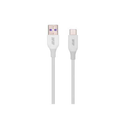 Кабель USB-A > USB-C заряджання/синхронізації 2E 1м, Type-C, Glow, білий (2E-CCAC-WH) Кабель USB-A > USB-C заряджання/синхронізації 2E 1м, Type-C, Glow, білий (2E-CCAC-WH)