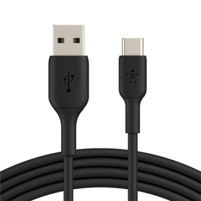 Кабель USB-A > USB-C заряджання/синхронізації Belkin 2м, 15Вт, Type-C, PVC, чорний (CAB001BT2MBK) Кабель USB-A > USB-C заряджання/синхронізації Belkin 2м, 15Вт, Type-C, PVC, чорний (CAB001BT2MBK)