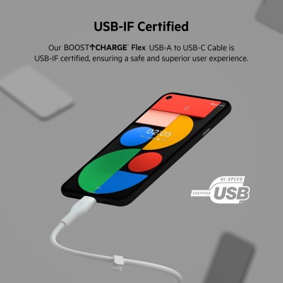 Кабель USB-A > USB-C заряджання/синхронізації Belkin 2м, 15Вт, Type-C, силіконовий з кліпсою, білий (CAB008BT2MWH) Кабель USB-A > USB-C заряджання/синхронізації Belkin 2м, 15Вт, Type-C, силіконовий з кліпсою, білий (CAB008BT2MWH)