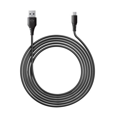 Кабель USB-C > Lightning заряджання/синхронізації Trust GXT 226 FOR PS5 3м, Type-C, чорний (24168_TRUST) Кабель USB-C > Lightning заряджання/синхронізації Trust GXT 226 FOR PS5 3м, Type-C, чорний (24168_TRUST)