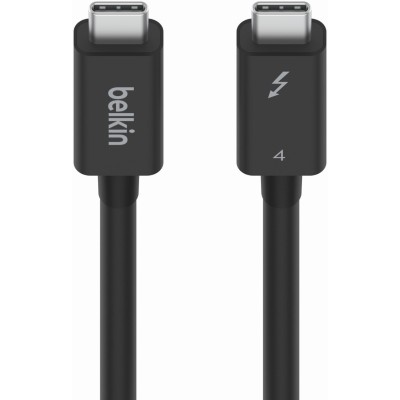 Кабель USB-C > USB-C заряджання/синхронізації Belkin 2м, 100Вт, Type-C Thunderbolt, 40Гбс, чорний (INZ002BT2MBK) Кабель USB-C > USB-C заряджання/синхронізації Belkin 2м, 100Вт, Type-C Thunderbolt, 40Гбс, чорний (INZ002BT2MBK)