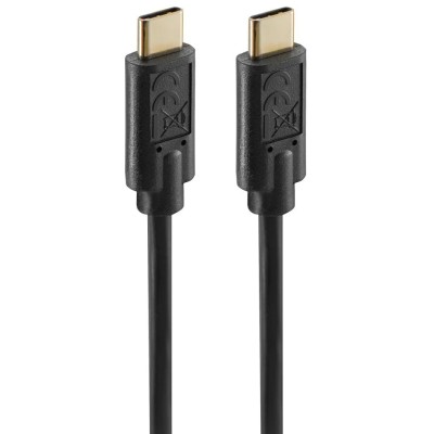 Кабель USB-С > USB-C заряджання/синхронізації Hama 1,5м, чорний (00086409) Кабель USB-С > USB-C заряджання/синхронізації Hama 1,5м, чорний (00086409)