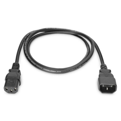 Кабель живлення DIGITUS C13 > C14, 1.2м, чорний (AK-440201-012-S) Кабель живлення DIGITUS C13 > C14, 1.2м, чорний (AK-440201-012-S)