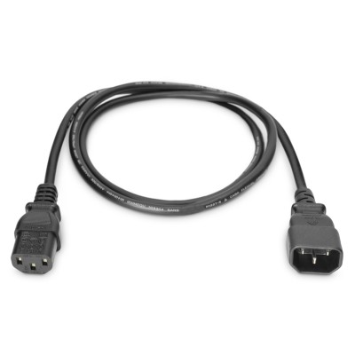 Кабель живлення DIGITUS C13 > C14, 1.2м, чорний (AK-440201-012-S) Кабель живлення DIGITUS C13 > C14, 1.2м, чорний (AK-440201-012-S)
