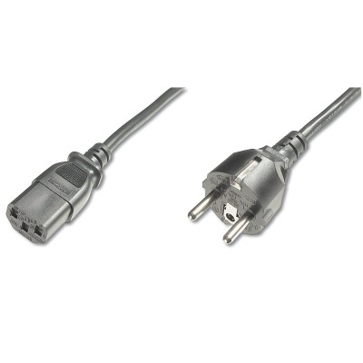 Кабель живлення DIGITUS Schuko > C13, 1.2м, чорний (AK-440110-012-S) Кабель живлення DIGITUS Schuko > C13, 1.2м, чорний (AK-440110-012-S)