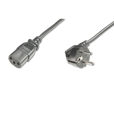 Кабель живлення DIGITUS Schuko 90 > C13, 1.8м, чорний (AK-440100-018-S) Кабель живлення DIGITUS Schuko 90 > C13, 1.8м, чорний (AK-440100-018-S)