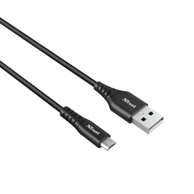 Кабель заряджання/синхронізації Trust Ndura, USB-A > microUSB, 1м, силіконовий, чорний (23567_TRUST) Кабель заряджання/синхронізації Trust Ndura, USB-A > microUSB, 1м, силіконовий, чорний (23567_TRUST)