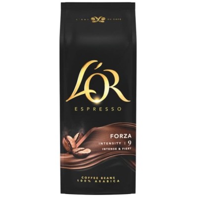Кава L`OR зерна Espresso Forza, 1000гр, 100% арабіка Кава L`OR зерна Espresso Forza, 1000гр, 100% арабіка