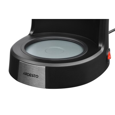 Кавоварка Ardesto крапельна 1.2л, мелена, чорно-сріблястий (FCM-D2100) Кавоварка Ardesto крапельна 1.2л, мелена, чорно-сріблястий (FCM-D2100)
