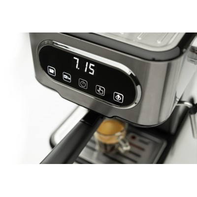 Кавоварка Gorenje ріжкова 1.5л, мелена, ручний капучинатор, нерж (ESCM15DBK) Кавоварка Gorenje ріжкова 1.5л, мелена, ручний капучинатор, нерж (ESCM15DBK)