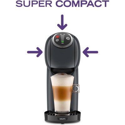 Кавоварка Krups капсульна Dolce Gusto Genio S Plus 0.8л, капсули, сенcорне керування, темно-сірий (KP340B10) Кавоварка Krups капсульна Dolce Gusto Genio S Plus 0.8л, капсули, сенcорне керування, темно-сірий (KP340B10)