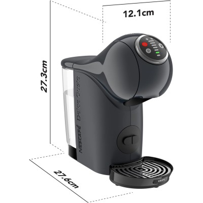 Кавоварка Krups капсульна Dolce Gusto Genio S Plus 0.8л, капсули, сенcорне керування, темно-сірий (KP340B10) Кавоварка Krups капсульна Dolce Gusto Genio S Plus 0.8л, капсули, сенcорне керування, темно-сірий (KP340B10)