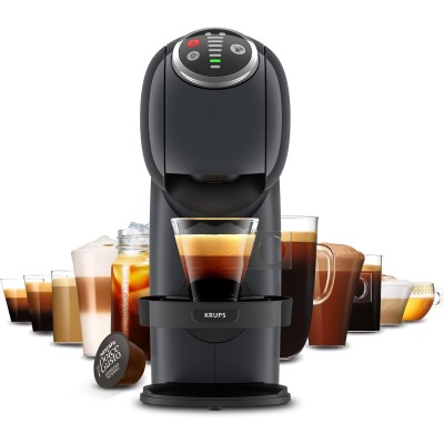 Кавоварка Krups капсульна Dolce Gusto Genio S Plus 0.8л, капсули, сенcорне керування, темно-сірий (KP340B10) Кавоварка Krups капсульна Dolce Gusto Genio S Plus 0.8л, капсули, сенcорне керування, темно-сірий (KP340B10)