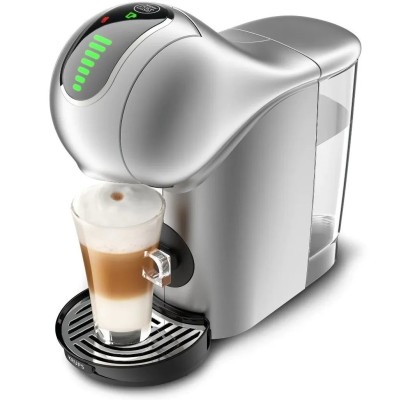 Кавоварка Krups капсульна Dolce Gusto Genio S Touch, 0.8л, капсули, сенcорне керування, сріблястий (KP440E10)