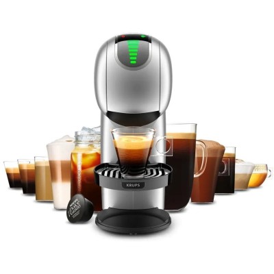 Кавоварка Krups капсульна Dolce Gusto Genio S Touch, 0.8л, капсули, сенcорне керування, сріблястий (KP440E10)
