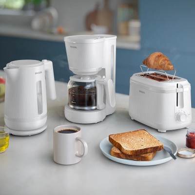 Кавоварка Philips крапельна 3000 Series, 1.38л, мелена, підтримка температури, білий (HD7411/00) Кавоварка Philips крапельна 3000 Series, 1.38л, мелена, підтримка температури, білий (HD7411/00)