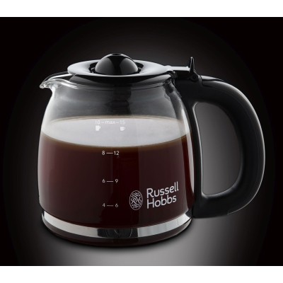 Кавоварка Russell Hobbs крапельна Adventure, 1.25л, мелена, чорно-сріблястий (24010-56) Кавоварка Russell Hobbs крапельна Adventure, 1.25л, мелена, чорно-сріблястий (24010-56)