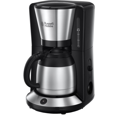 Кавоварка Russell Hobbs крапельна Adventure, 1л, мелена, чорно-сріблястий (24020-56) Кавоварка Russell Hobbs крапельна Adventure, 1л, мелена, чорно-сріблястий (24020-56)