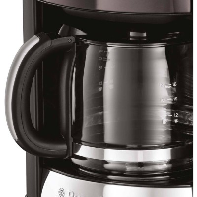 Кавоварка Russell Hobbs крапельна Matte Black, 1.8л, мелена, LED-дисплей, чорний (26160-56) Кавоварка Russell Hobbs крапельна Matte Black, 1.8л, мелена, LED-дисплей, чорний (26160-56)