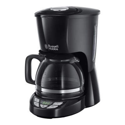 Кавоварка Russell Hobbs крапельна Textures Plus 1.25л, мелена, чорний (22620-56) Кавоварка Russell Hobbs крапельна Textures Plus 1.25л, мелена, чорний (22620-56)