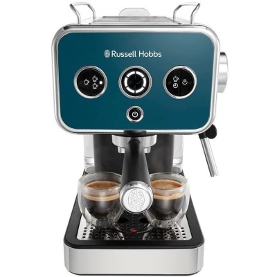 Кавоварка Russell Hobbs ріжкова Distinctions Ocean 1.1л, мелена + чалди, синьо-сріблястий (26451-56) Кавоварка Russell Hobbs ріжкова Distinctions Ocean 1.1л, мелена + чалди, синьо-сріблястий (26451-56)