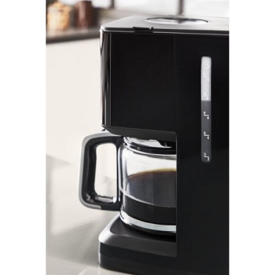 Кавоварка Tefal крапельна Smart&light 1.25л, мелена, таймер включення, годинник, чорний (CM600810) Кавоварка Tefal крапельна Smart&light 1.25л, мелена, таймер включення, годинник, чорний (CM600810)