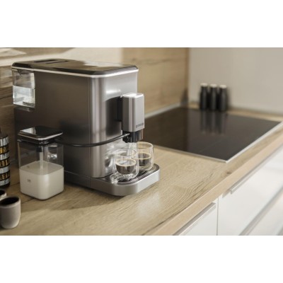 Кавомашина Gorenje, 1,5л, зерно, автомат.капучинатор, дисплей, авторецептів - 7, сенcор.керування, антрацит (GFACM20S) Кавомашина Gorenje, 1,5л, зерно, автомат.капучинатор, дисплей, авторецептів - 7, сенcор.керування, антрацит (GFACM20S)