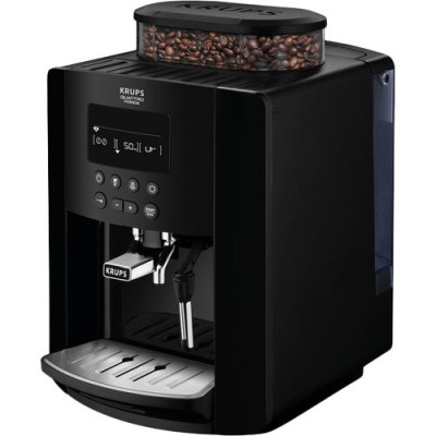 Кавомашина Krups Arabica 1.8л, зерно, ручний капучинатор, LED - дисплей, авторецептів - 3, свій рецепт, чорний (EA817010) Кавомашина Krups Arabica 1.8л, зерно, ручний капучинатор, LED - дисплей, авторецептів - 3, свій рецепт, чорний (EA817010)