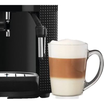 Кавомашина Krups Arabica 1.8л, зерно, ручний капучинатор, LED - дисплей, авторецептів - 3, свій рецепт, чорний (EA817010) Кавомашина Krups Arabica 1.8л, зерно, ручний капучинатор, LED - дисплей, авторецептів - 3, свій рецепт, чорний (EA817010)