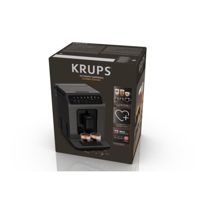 Кавомашина Krups Evidence Classic, 2.3л, зерно, автомат.капуч, дисплей, авторецептів -8, сенсор.керування, чорний (EA89ZB10) Кавомашина Krups Evidence Classic, 2.3л, зерно, автомат.капуч, дисплей, авторецептів -8, сенсор.керування, чорний (EA89ZB10)